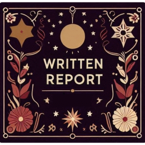 Tarot Reading Written Report